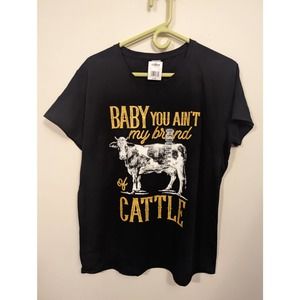 NWT Women's Cow T-shirt - XL